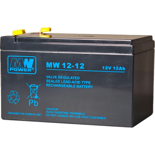 MPLPower MW 12-12L 12 V 12Ah AGM VRLA Akkumulátor
