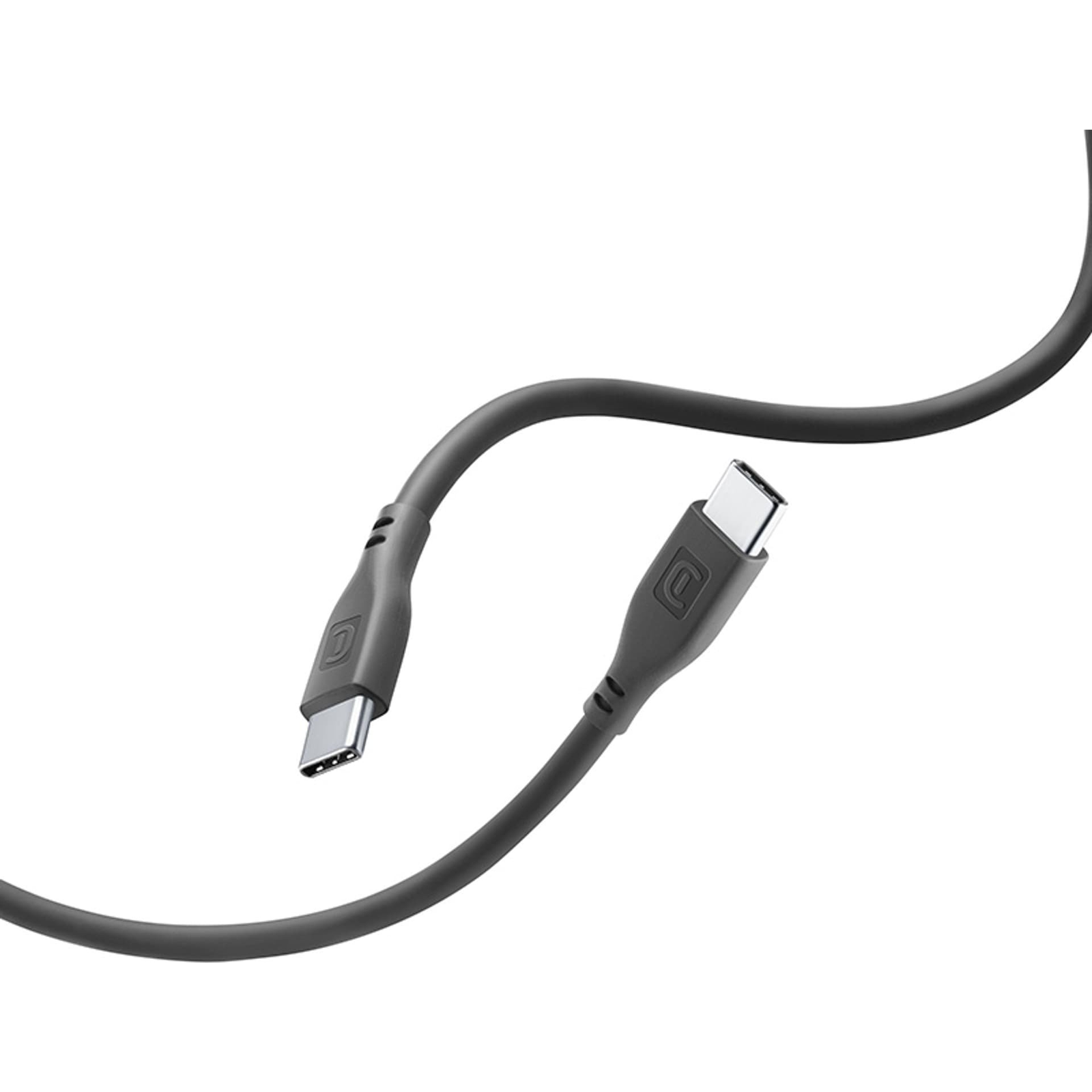 Cellularline USBDATASOFTC2CK USB kábel 1,2 m USB C Čierna (USBDATASOFTC2CK)