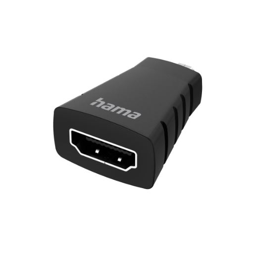 Hama 00200348 adaptér k video kabelům HDMI Typ D (micro) HDMI Typ A (standardní) Černá