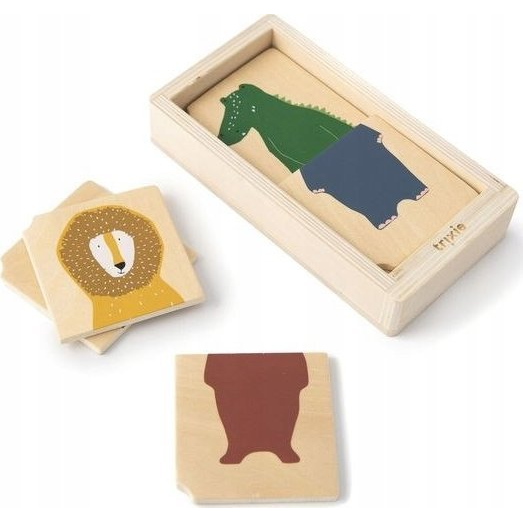 Rompecabezas De Animales Combinados De Madera