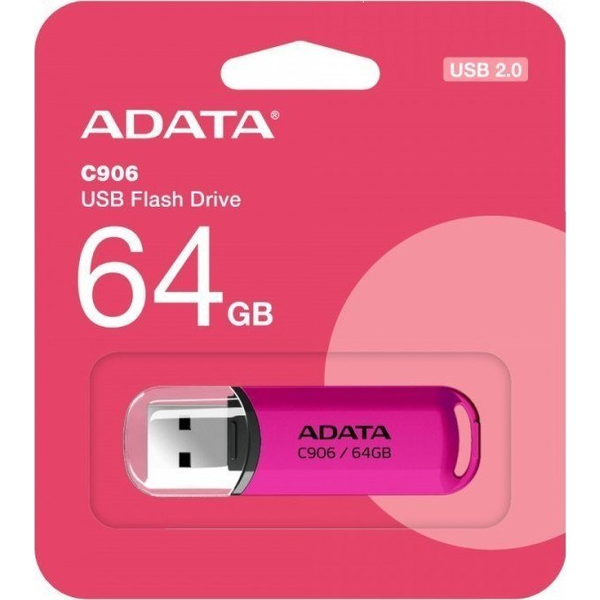 ADATA AC906-64G-RPP unità flash USB 64 GB USB tipo A 2.0 Rosa