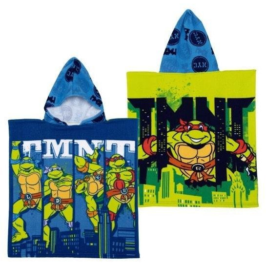 Tini Nindzsa Teknőcök NYC strand törölköző poncsó 55x110cm (Fast Dry) (8430957161165)