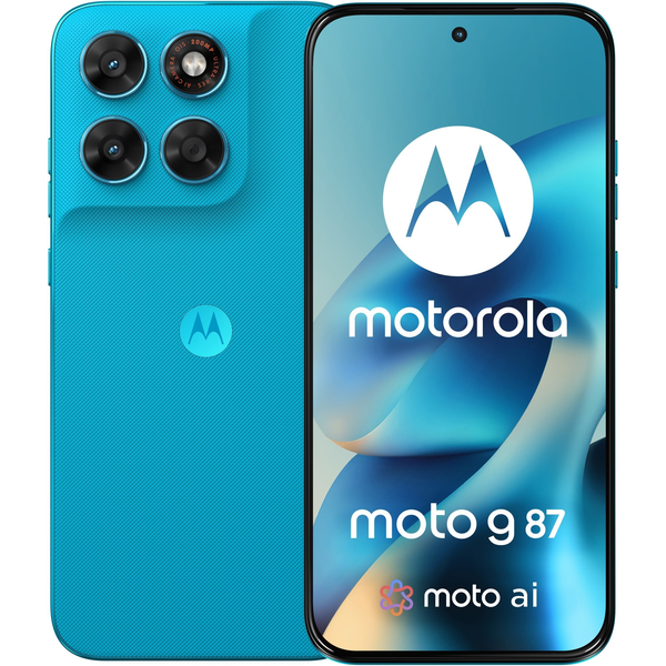 Motorola moto g87 17,2 cm (6.78") Hybride Dual SIM Android 16.0 5G USB Type-C 12 GB 256 GB 5200 mAh Blauw