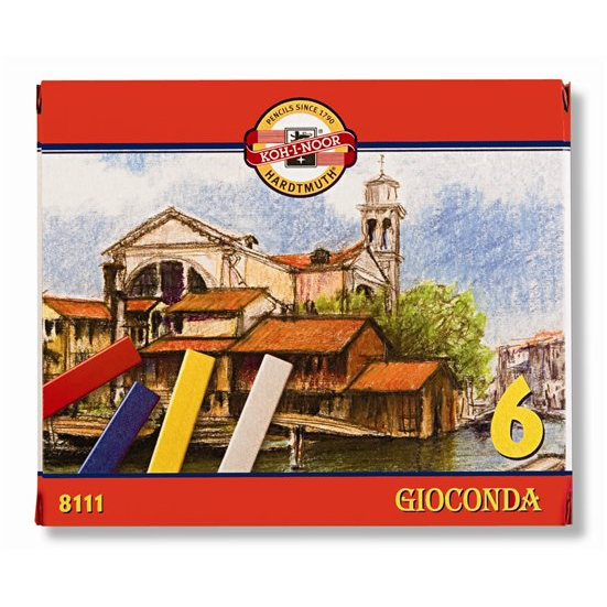 Koh-I-Noor Gioconda 8111/6 Olajpasztell kréta - Vegyes színek (6db)