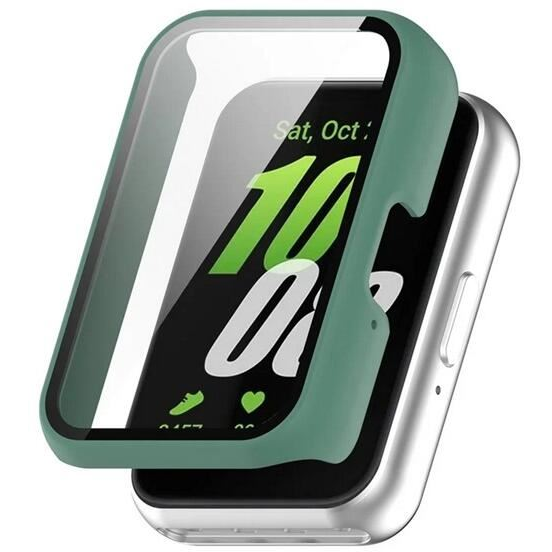 Gigapack Samsung Galaxy Fit 3 műanyag sötétzöld védőkeret és kijelzővédő üveg (GP-164102)