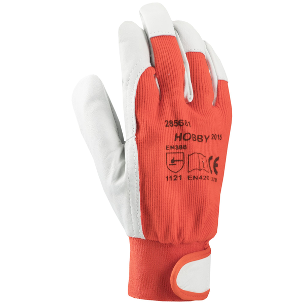 Ardon HOBBY Kesztyű, piros, 11