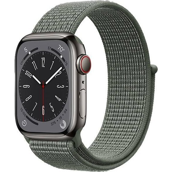  Crong Crong Nylon - Pasek sportowy do Apple Watch 42/44/45/49 mm (Military Green)
