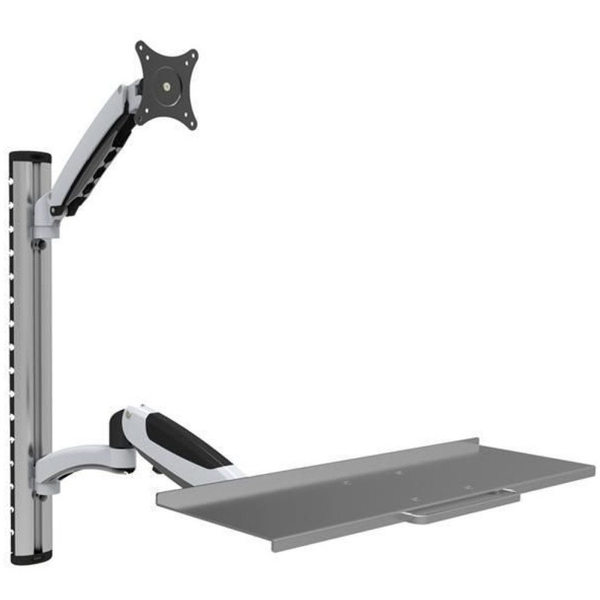 Techly ICA-PLW 02 skærmbeslag og -stativer 68,6 cm (27") Væg Sølv