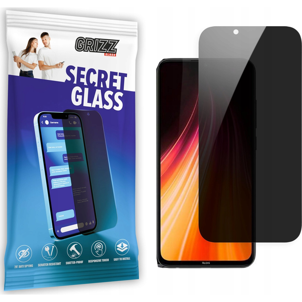  GrizzGlass Szkło prywatyzujące GrizzGlass SecretGlass Xiaomi Redmi Note 8T
