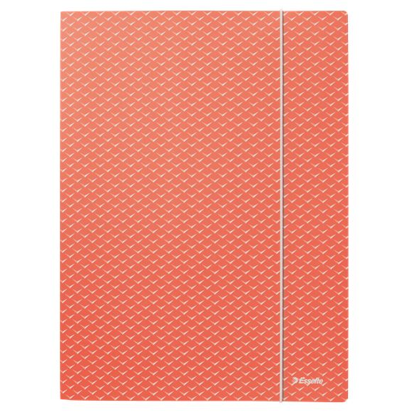 Esselte Colour'Breeze karton gumis mappa korallszínű (628494) (Esselte628494)