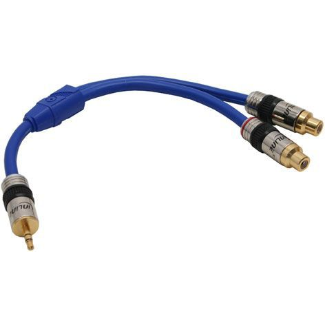 InLine 89941P cavo audio 2 x RCA 3.5mm Blu