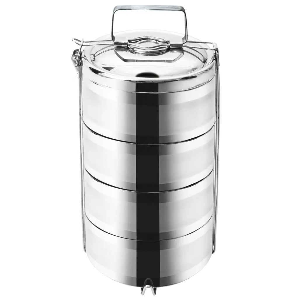 Orion TERMO rozsdamentes acél ételhordó 4x1,1 liter (120959) (orion120959)