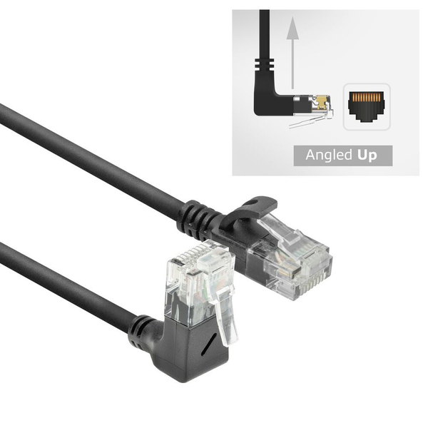 ACT DC4952 netværkskabel Sort 0,25 m Cat6a U/UTP (UTP)
