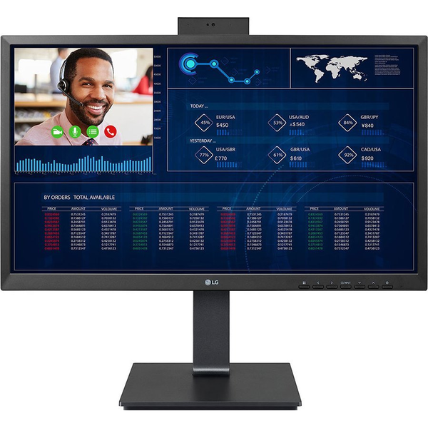 LG 24CQ651I-6P All-in-One PC/workstation Intel® Celeron® J4105 61 cm (24") 1920 x 1080 Pixels All-in-One thin client 4 GB DDR4-SDRAM 16 GB HDD Wi-Fi 4 (802.11n) Wit
