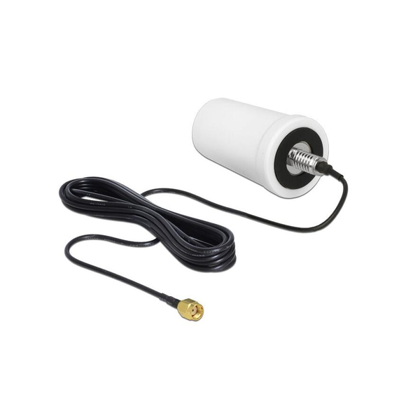 Delock WLAN Antenna RP-SMA 802.11 ac/a/h/b/g/n 0 dBi 3 m ULA100 egyirányű, fehér, kültéri
