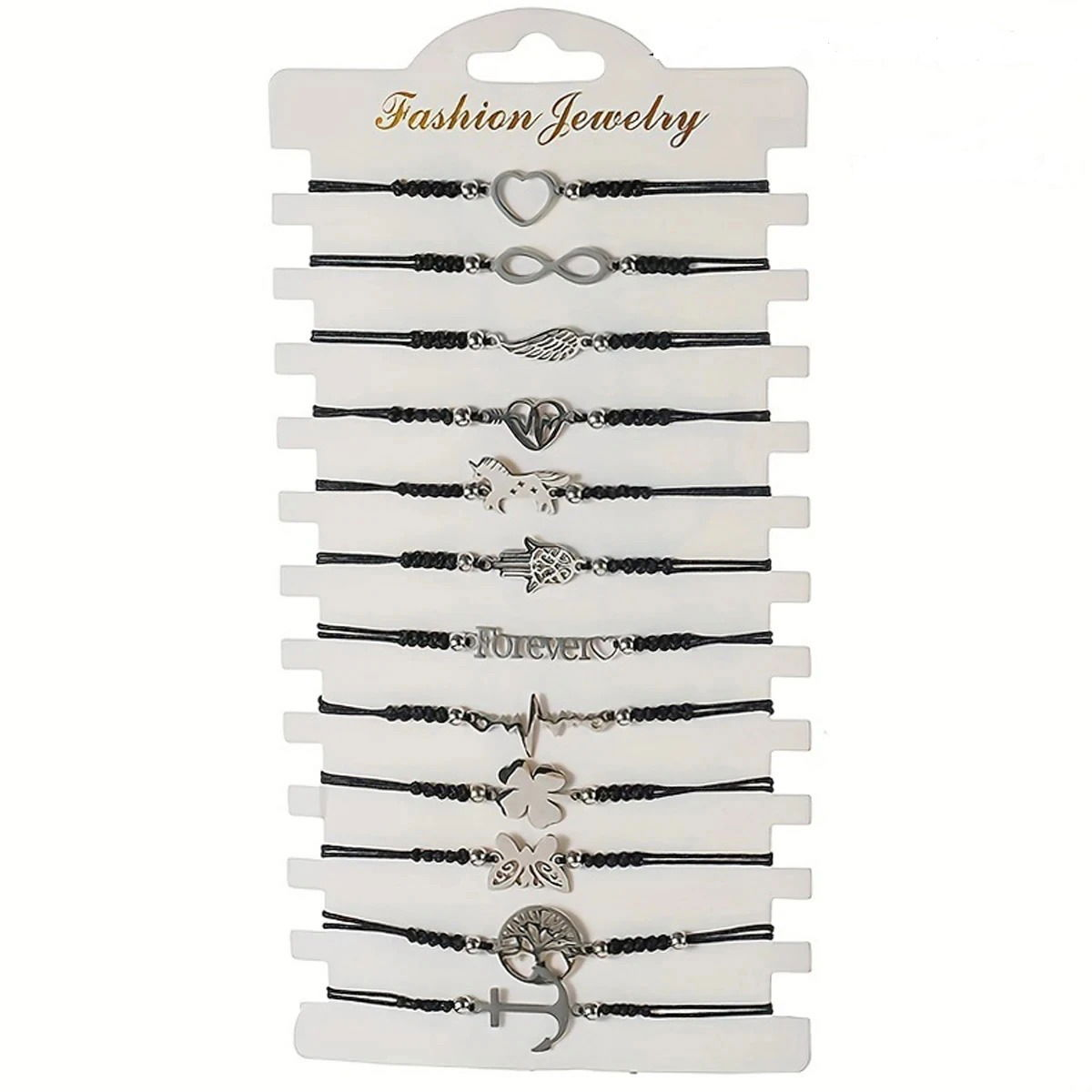 Predator Q1 divatos női karkötő, 12 db, 16-24 cm (20342)