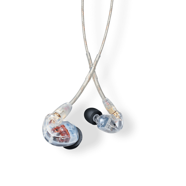SHURE SE535-CL-EFS Слушалки с три драйвера, със сменяем кабел, 3,5 mm жак, прозрачна изолация