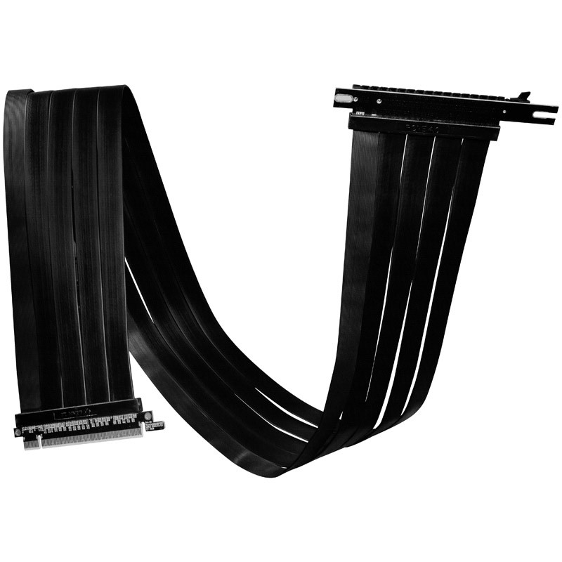 Lian Li PW-PCIV-4-90X PCIe 4.0 Riser kábel - 900mm - Fekete (PW-PCIV-4-90X)
