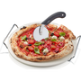  NPC Polska GEFU Zestaw nóż do pizzy + kamień ze stojakiem okrągły