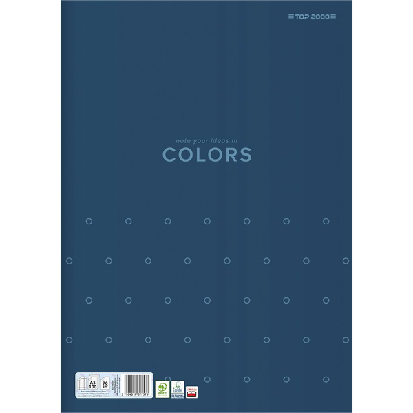 A3-as méretű, 100K Colors irodai papír, kék