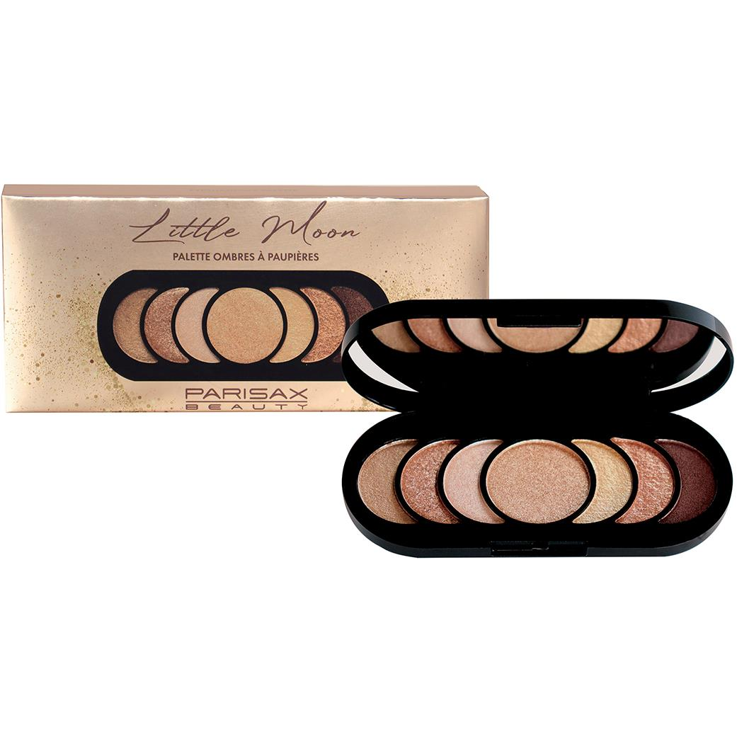 PARISAX 6 szemhéjfesték + 1 highlighter paletta (Nude/Brown) (3700155369614)