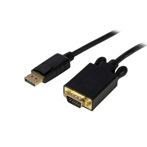 StarTech.com DP2VGAMM15B адаптер за видео кабел 4,6 м DisplayPort VGA (D-Sub) Черен