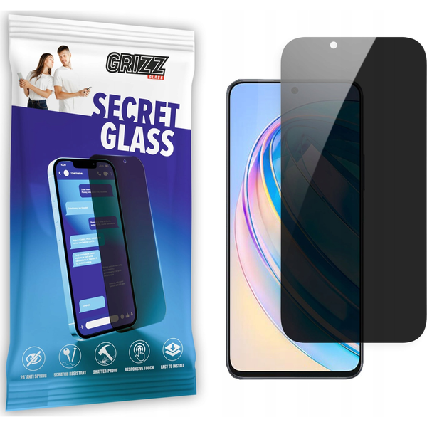 GrizzGlass Szkło prywatyzujące GrizzGlass SecretGlass do Honor X8a
