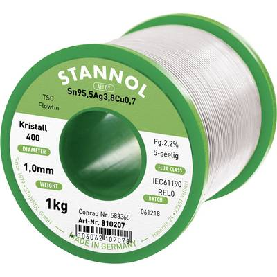 Forrasztóhuzal 1,0mm/1000g FLOWTIN TSC (810045)