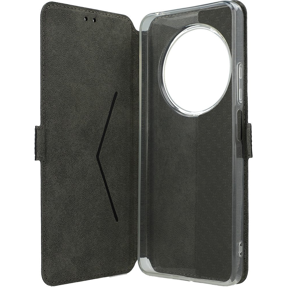 FIXED Topic oldalranyíló telefontok Xiaomi Redmi 14C/A4 5G/A3 Pro/POCO C75 telefonhoz, fekete (FIXTOP-1469-BK)