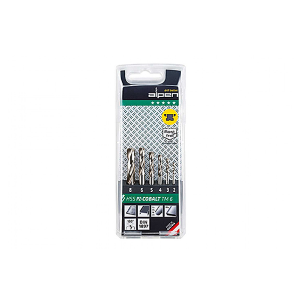 Комплект свредла Alpen TM-PZ-6 6 бр