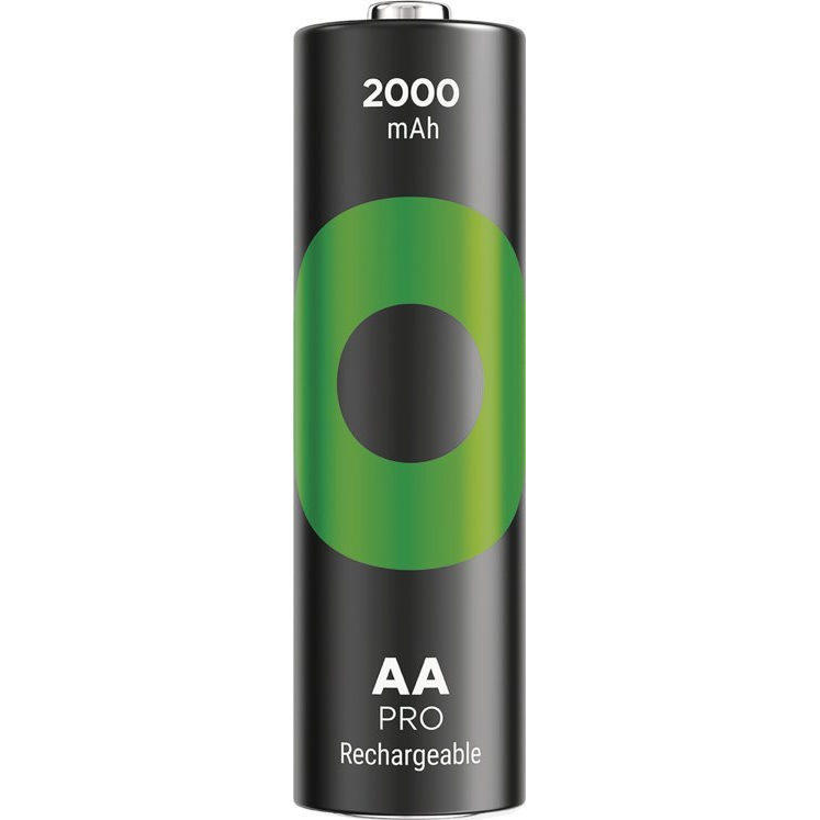GP ReCyko Pro NiMH újratölthető elem HR6 (AA) 2000mAh 6db. 1500+ töltési ciklus (B2620V)