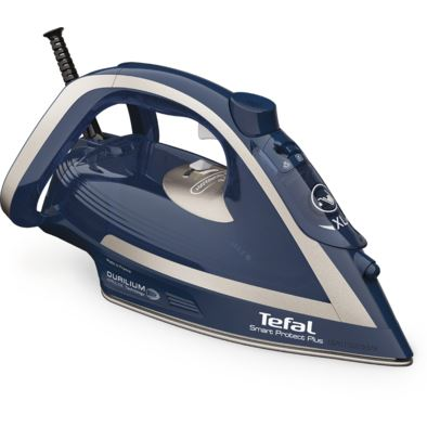 Tefal Smart Protect Plus FV6872 Tør & dampstrygejern Durilium AirGlide soleplate 2800 W Blå
