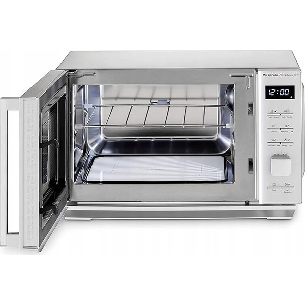 Caso  Microwave Oven with Grill  MG 20 Cube  Free standing  800 W  Grill  Silver 4038437033250