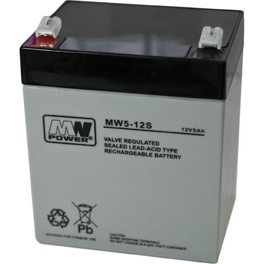 MPLPower MWS 5-12 12 V 5Ah AGM VRLA Akkumulátor (MN/12V-5AH)