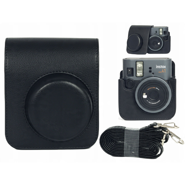 Futerał Etui Pokrowiec Case Na Aparat Do Aparatu Fujifilm Instax Mini 41 / Czarny