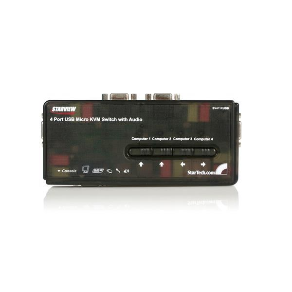 Startech.com KVM Switch 4PC USB Audio (SV411KUSB) (SV411KUSB)