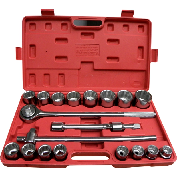 Geko Dugókulcs készlet, 3/4, 21 db, 19-50 mm (G10111)