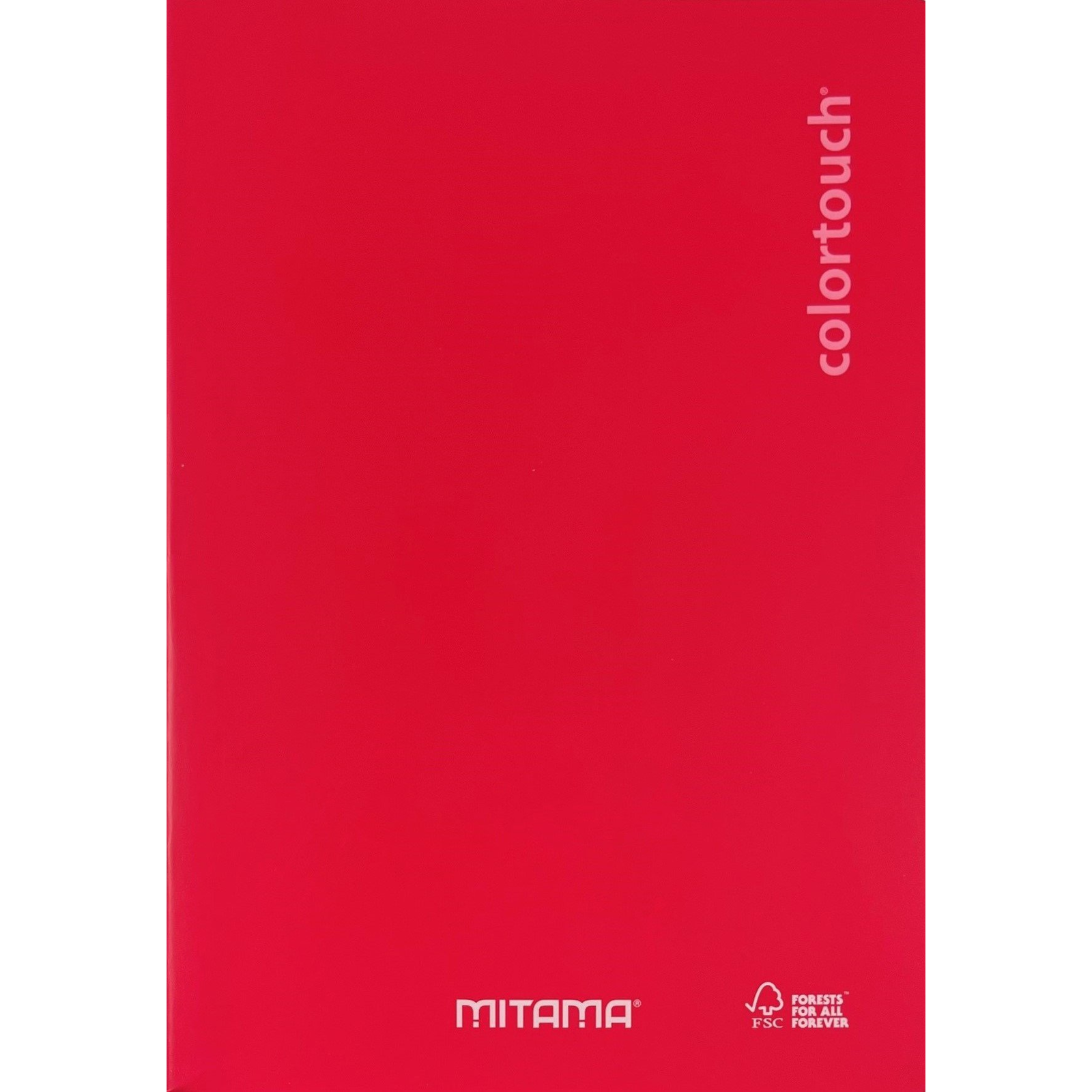 MITAMA A4, négyzetrácsos, 40+2 lapos, piros (62013-90259)