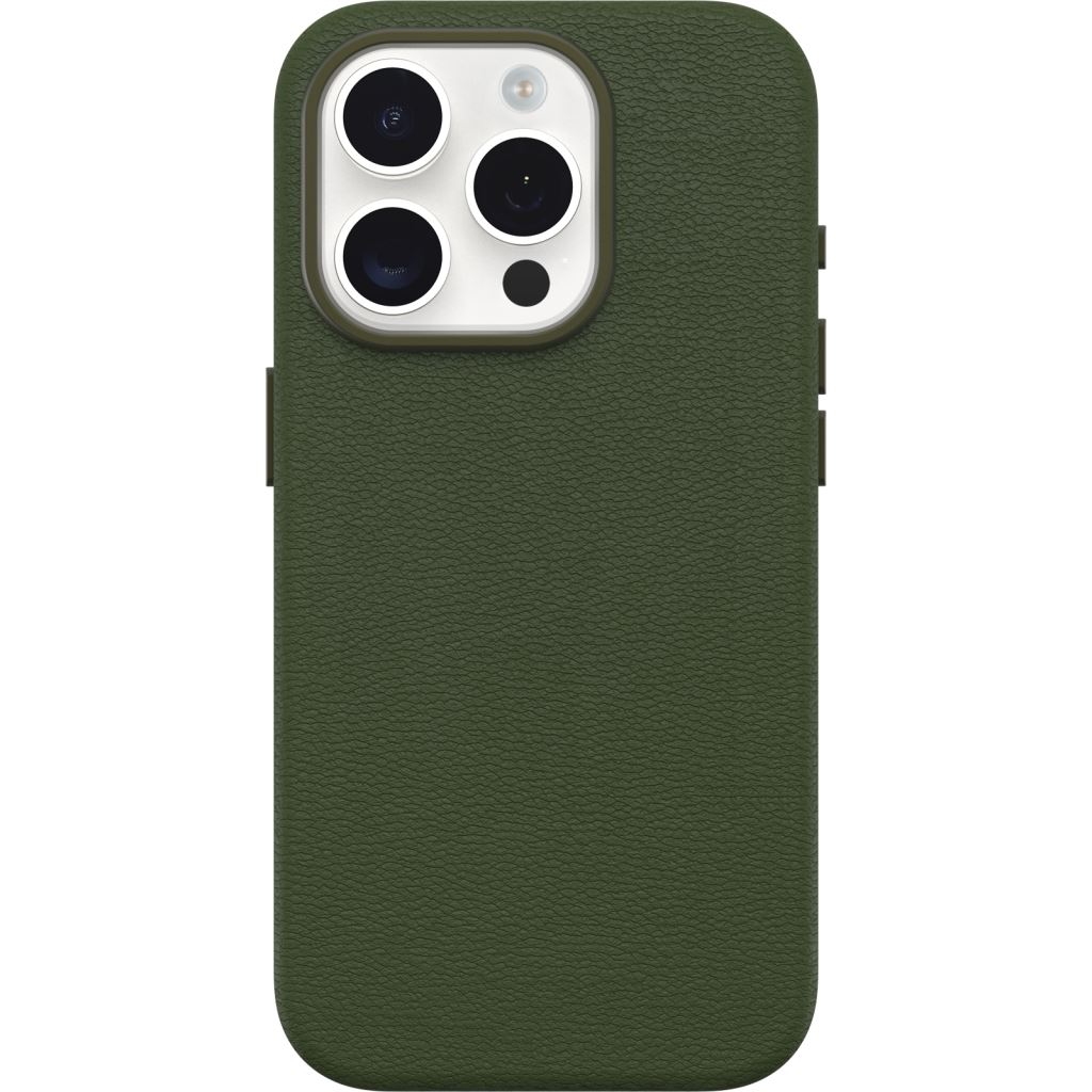 OtterBox Symmetry Series Cactus Leather for MagSafe iPhone 15 Pro tok zöld (77-95750) (77-95750)
