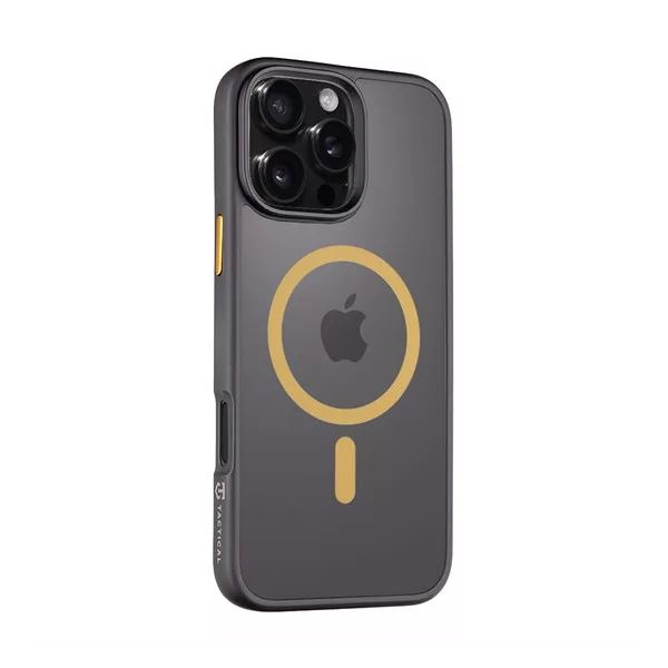 Tactical MagForce Hyperstealth 2.0 Apple iPhone 16 Pro Max MagSafe hátlap tok fekete/sárga (57983121868) (57983121868)