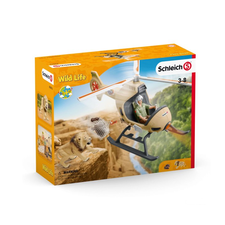 schleich WILD LIFE Animal rescue helicopter (42476)