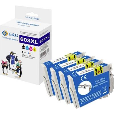Multipack cartușe de cerneală compatibile G&G Epson 603XL (negru, cyan, magenta, galben)