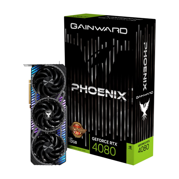 Gainward GeForce RTX 4080 16GB Phoenix "GS" videokártya (471056224-3680 / NED4080T19T2-1032X)