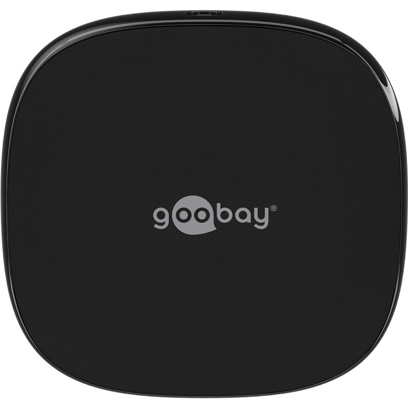 Goobay 64675 Vezeték nélküli töltő - Fekete (15W) (64675)