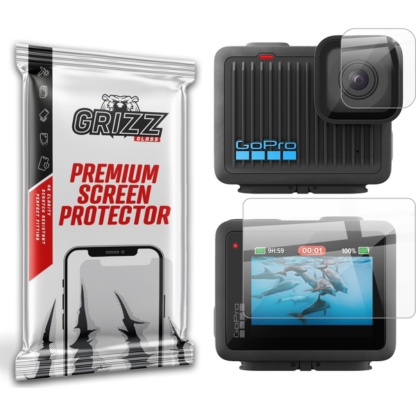 Szkło hybrydowe GrizzGlass HybridGlass do GoPro Hero 4K