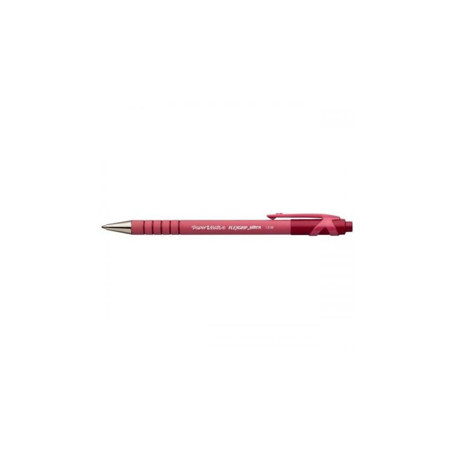 PAPER MATE Kugelschreiber Flexgrip Ultra RT M Rot 12 Stück (S0190413) (S0190413)