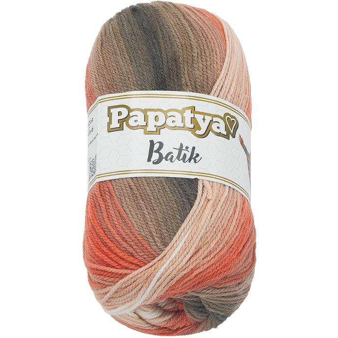 Bellatex Papatya Batik 100g - 554-30 lazac, barna (10131)