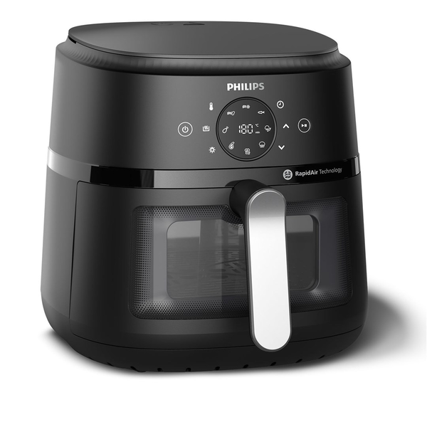 Philips NA231/00 Airfryer от серия 2000, 6,2 л, 1700 Вт, черно/сребристо