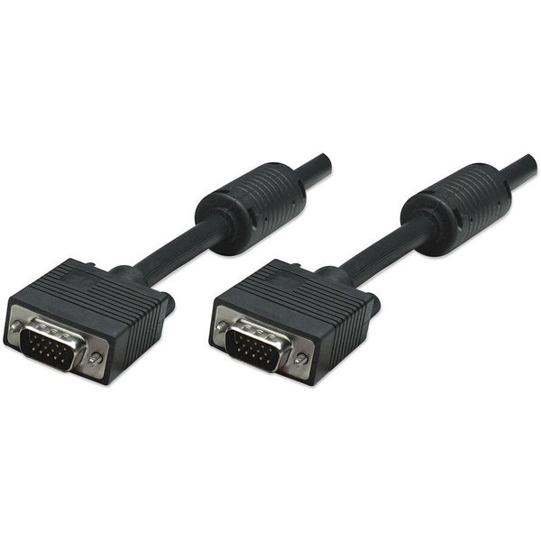 Manhattan 372183 VGA kabel 15 m VGA (D-Sub) Zwart