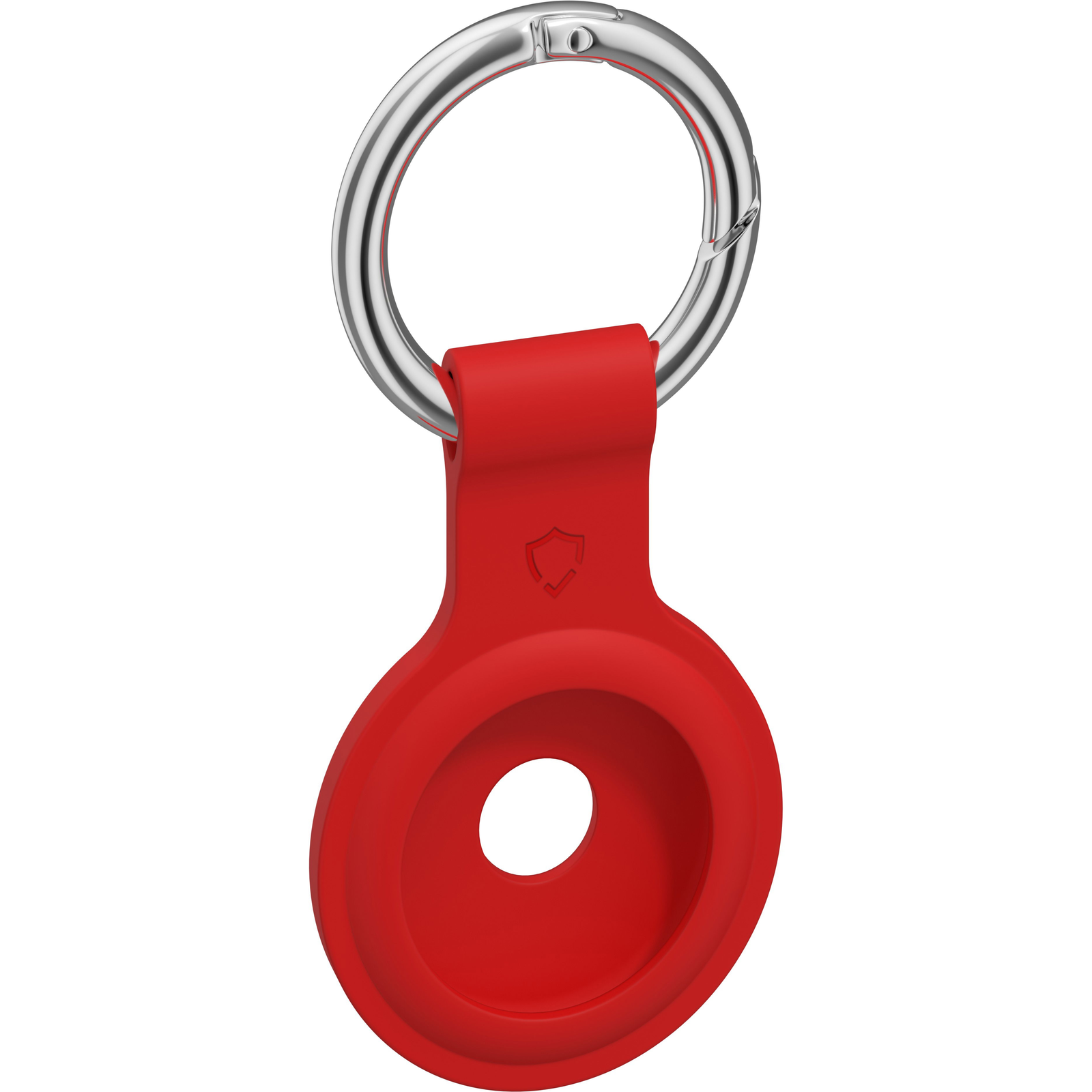 AlzaGuard Silicone Airtag Keychain, piros (AGD-AKS002R)